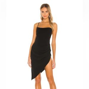 NWOT Amanda Uprichard X REVOLVE Janet Dress in Black Size S